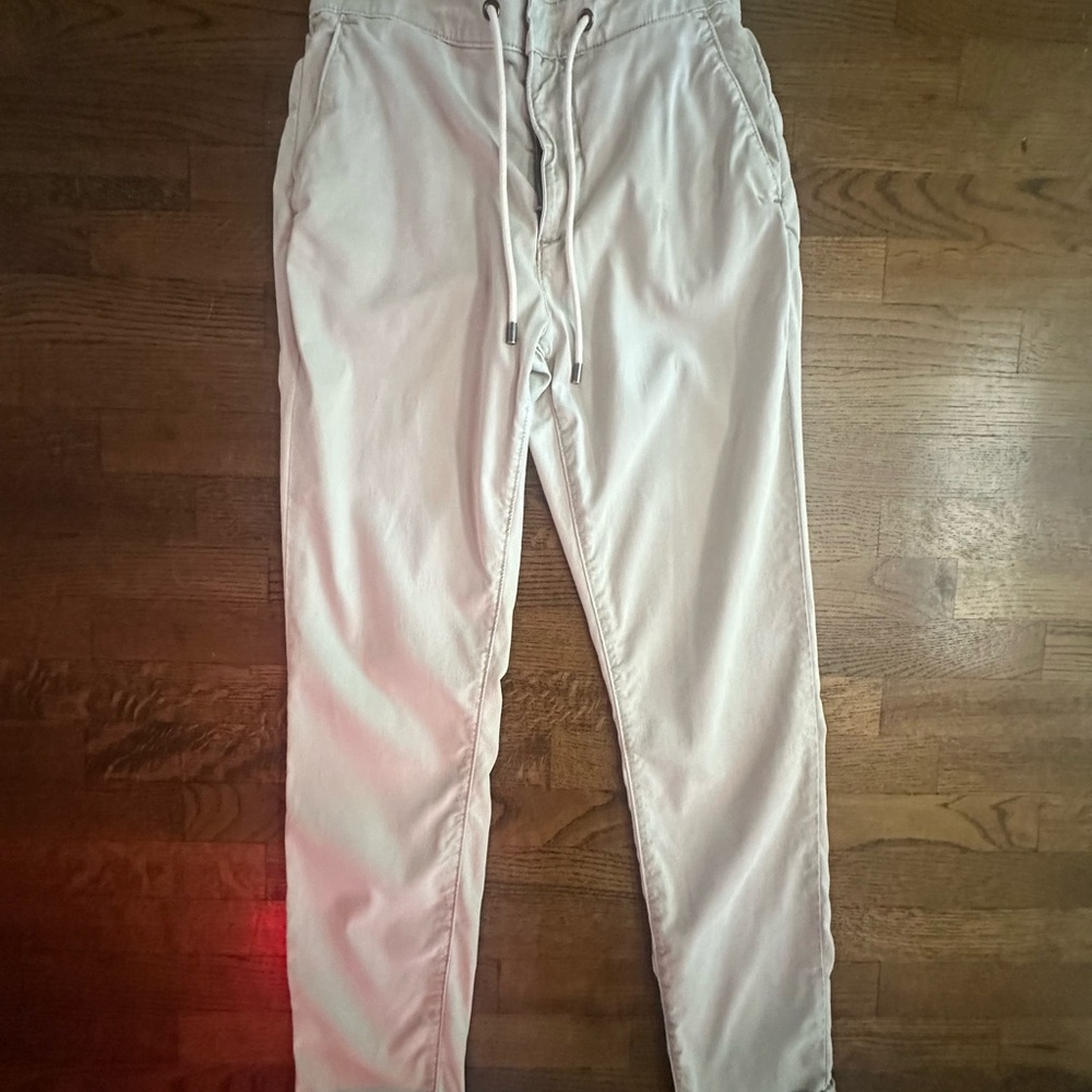 PAIGE Cream Sweatpants Relaxed Fit Joggers